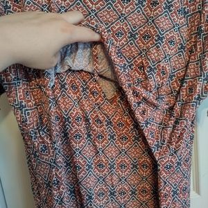 Latched Mama Short sleeve drawstring midi dress